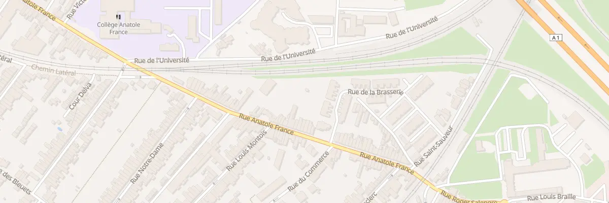 Plan du 50 Rue Anatole France à Ronchin