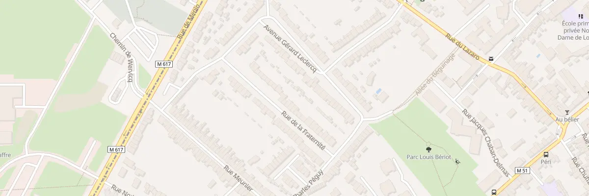 Plan du 28 Rue de la Fraternité à Marcq-en-Barœul