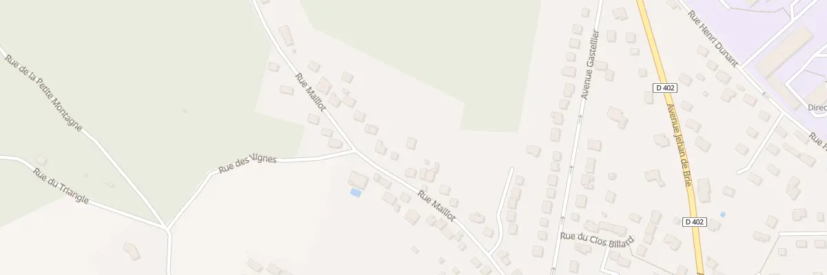 Plan du 30 Rue Maillot à Coulommiers