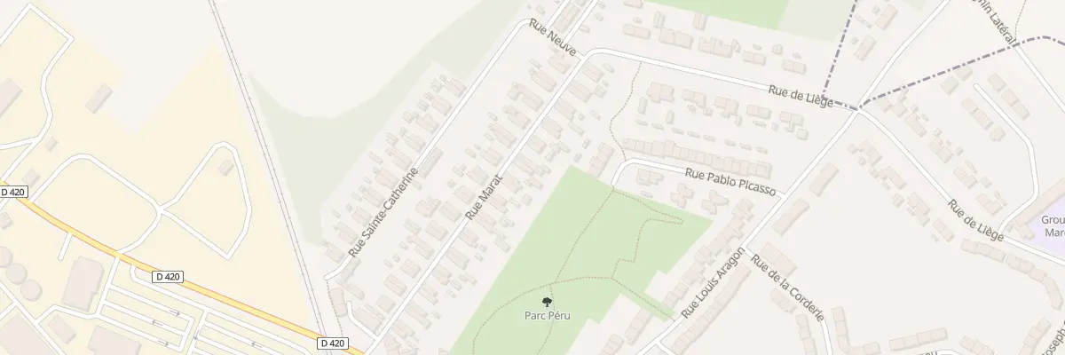Plan du 38 Rue Marat à Auby