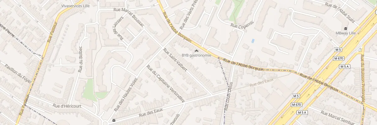 Plan du 32 Rue Saint-Valbert à Marcq-en-Barœul