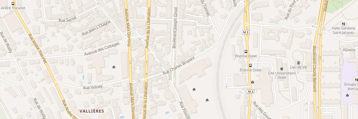 Plan du 34 Rue Charles Bruyant à Clermont-Ferrand