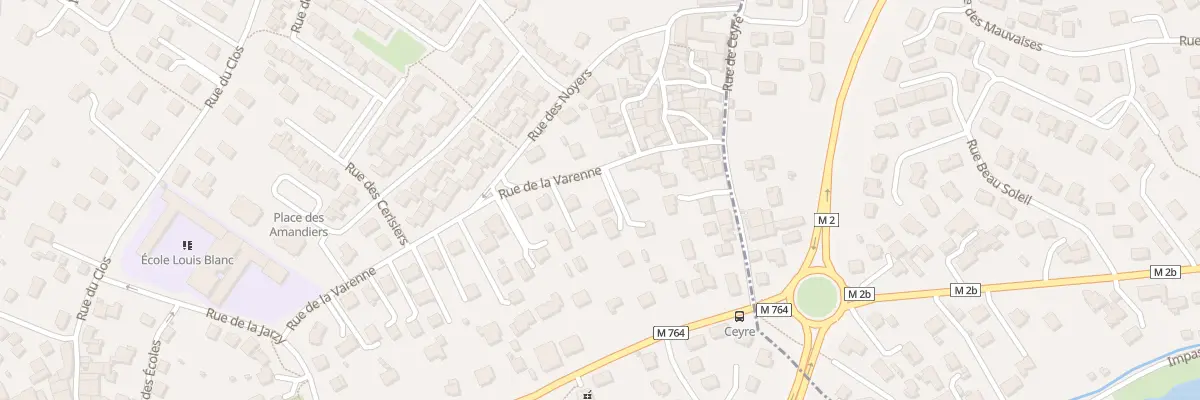 Plan du 302 Rue de la Varenne à Blanzat