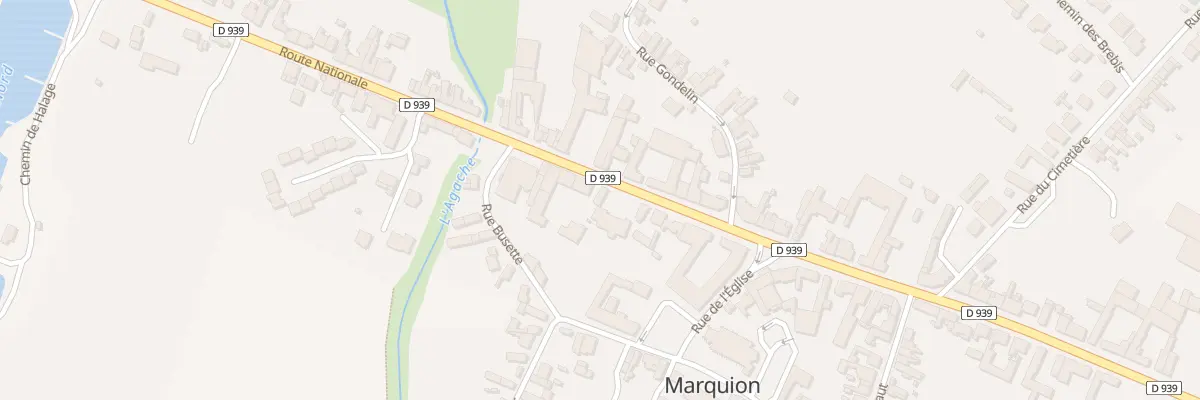 Plan du 38 Rte Nationale à Marquion