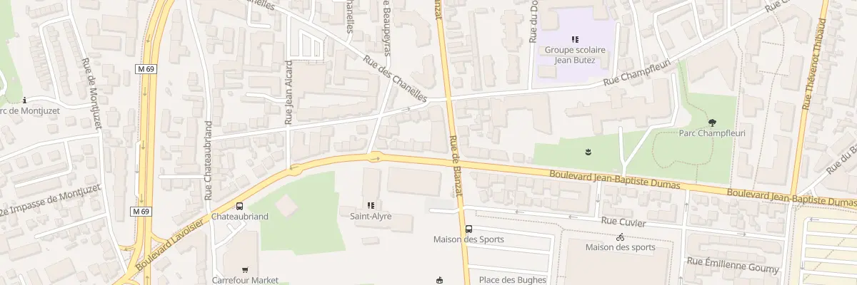 Plan du 6 Bd Lavoisier à Clermont-Ferrand