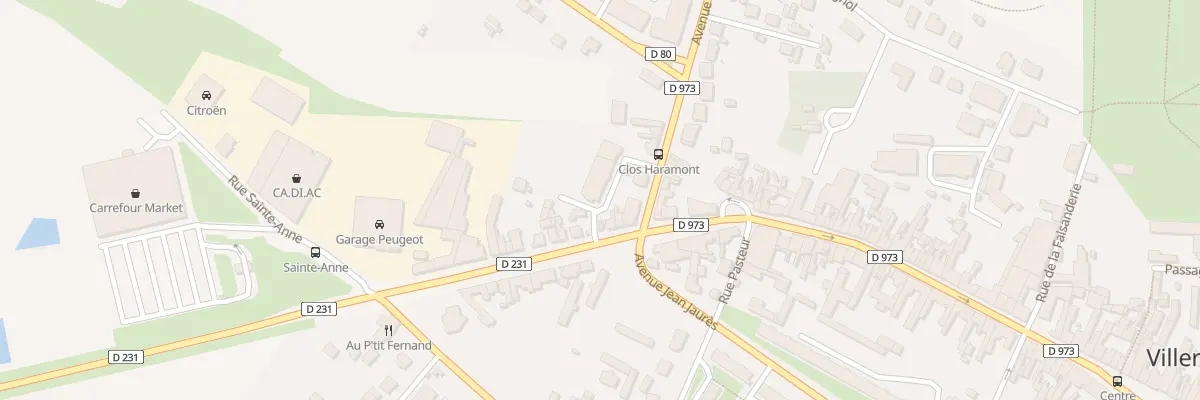Plan du 108 Rue du Général Leclerc à Villers-Cotterêts