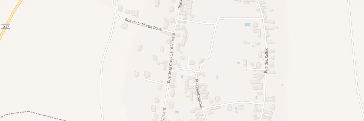Plan du 1 Rue Saint-Michel à Villeblevin