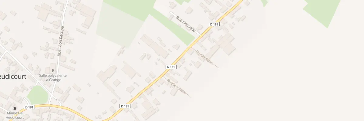 Plan du 393 Rue de Révelon à Heudicourt