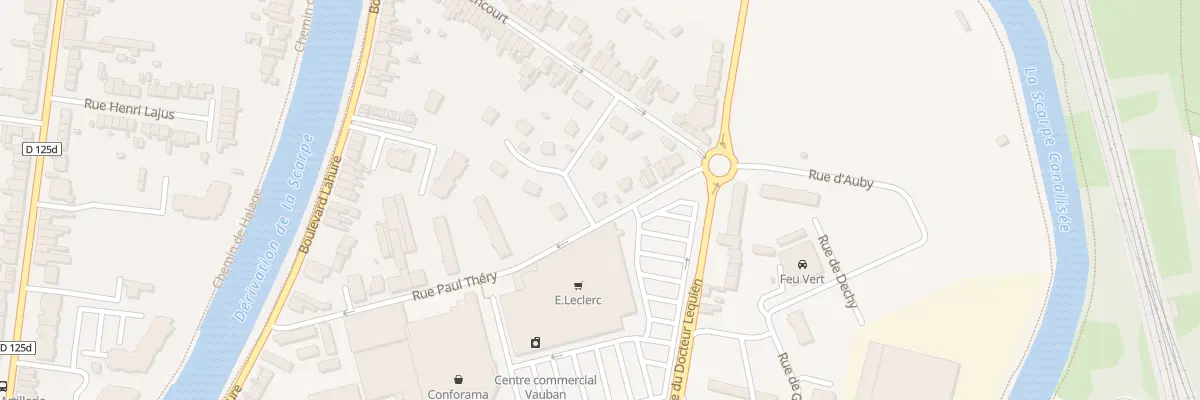 Plan du 80 Rue Paul Thery à Douai