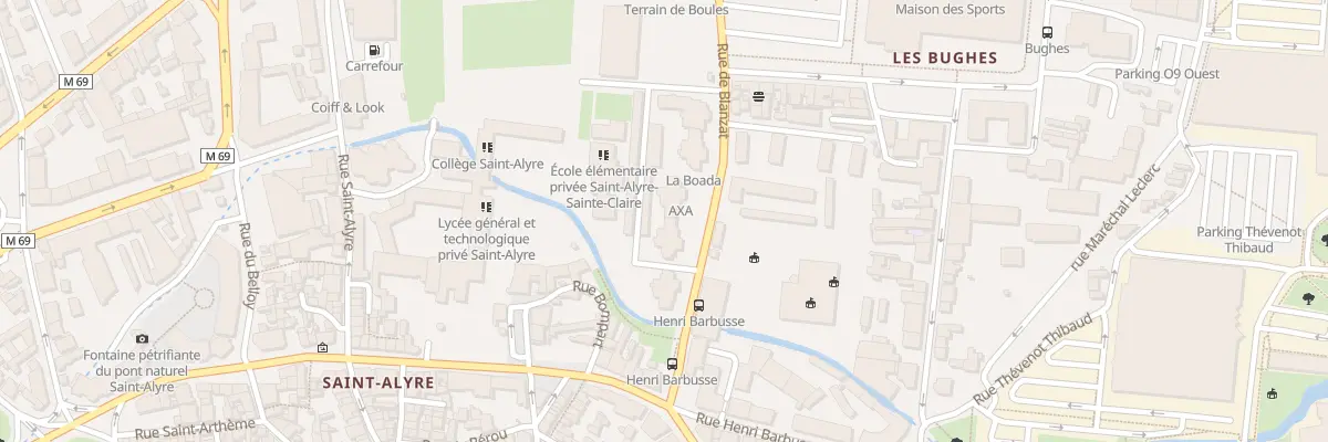 Plan du 35 Rue de Blanzat à Clermont-Ferrand