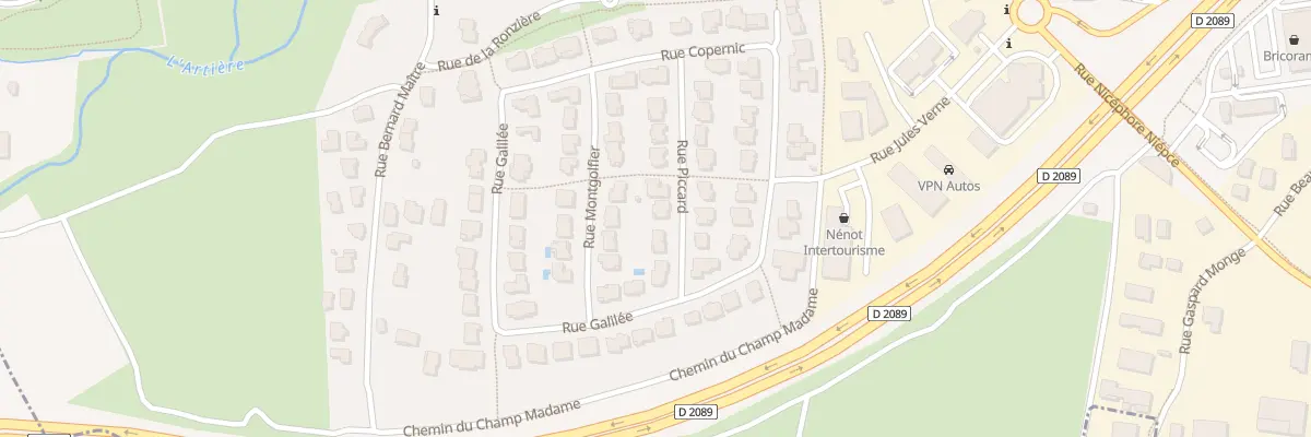 Plan du 12 Rue Piccard à Beaumont