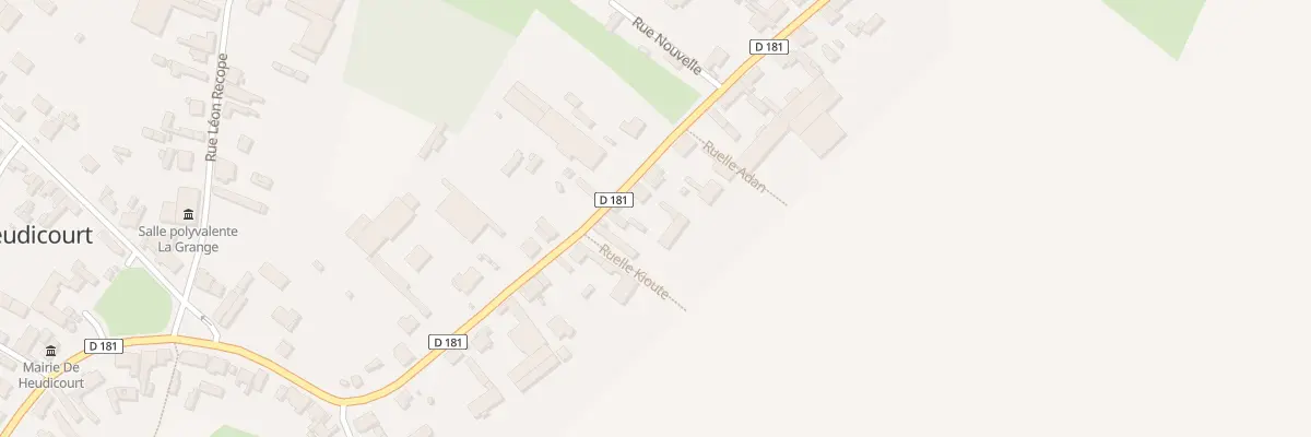 Plan du 373 Rue de Révelon à Heudicourt