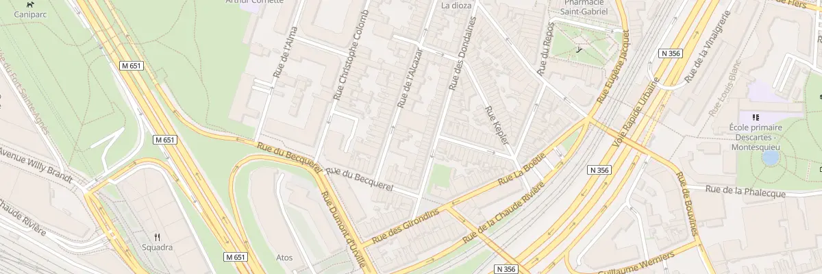 Plan du 57 Rue de l’Alcazar à Lille