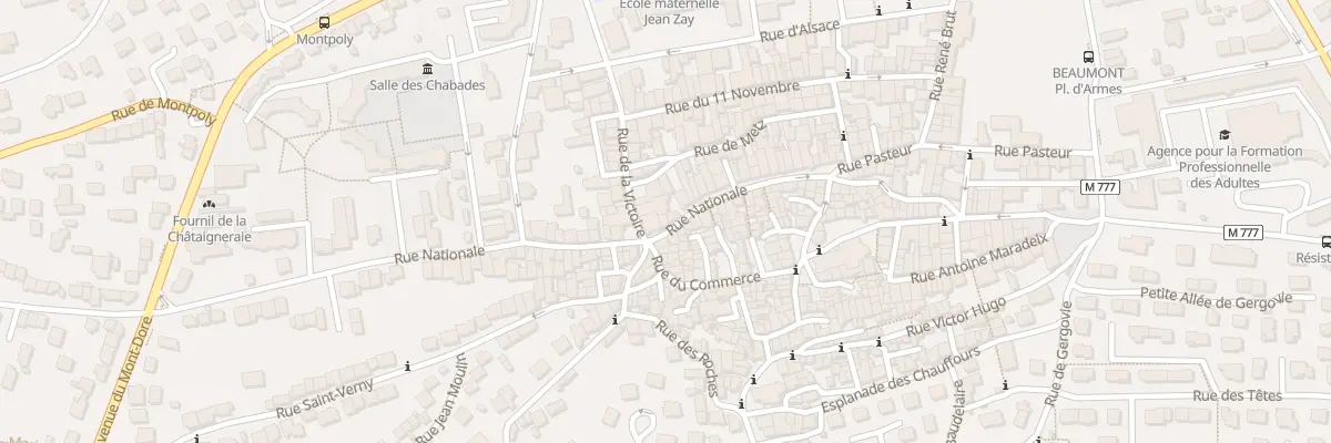 Plan du 72 Rue Nationale à Beaumont