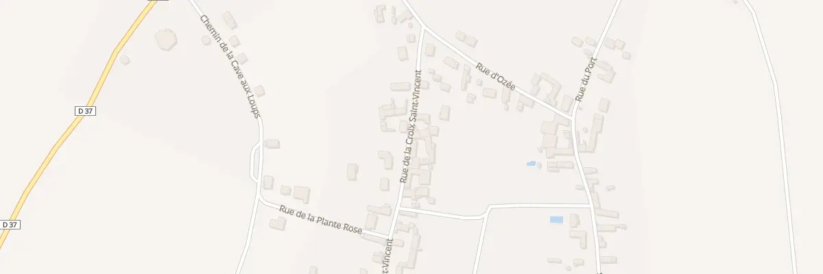 Plan du 5 Rue de la Croix Saint-Vincent à Villeblevin