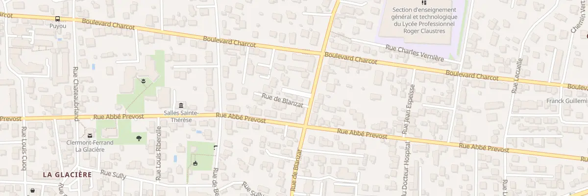Plan du 183 Rue de Blanzat à Clermont-Ferrand