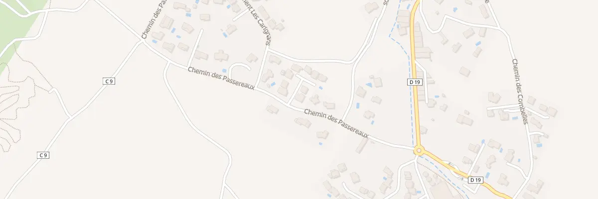 Plan du 5890F Che des Passereaux à Causses-et-Veyran