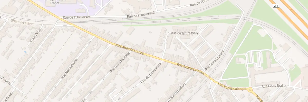 Plan du 40 Rue Anatole France à Ronchin