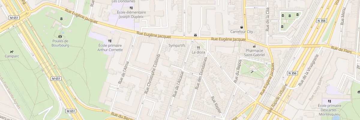 Plan du 14 Rue de l’Alcazar à Lille