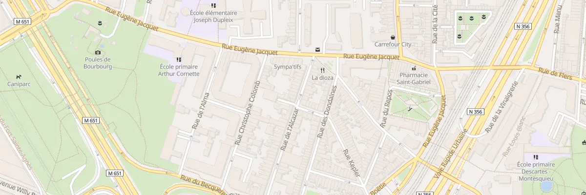 Plan du 20 Rue de l’Alcazar à Lille