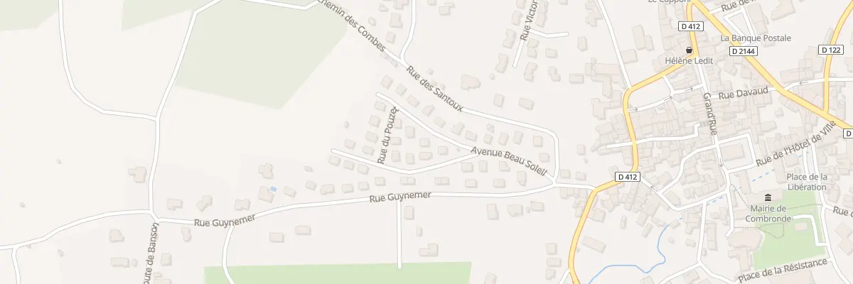 Plan du 9 Av Beau Soleil à Combronde