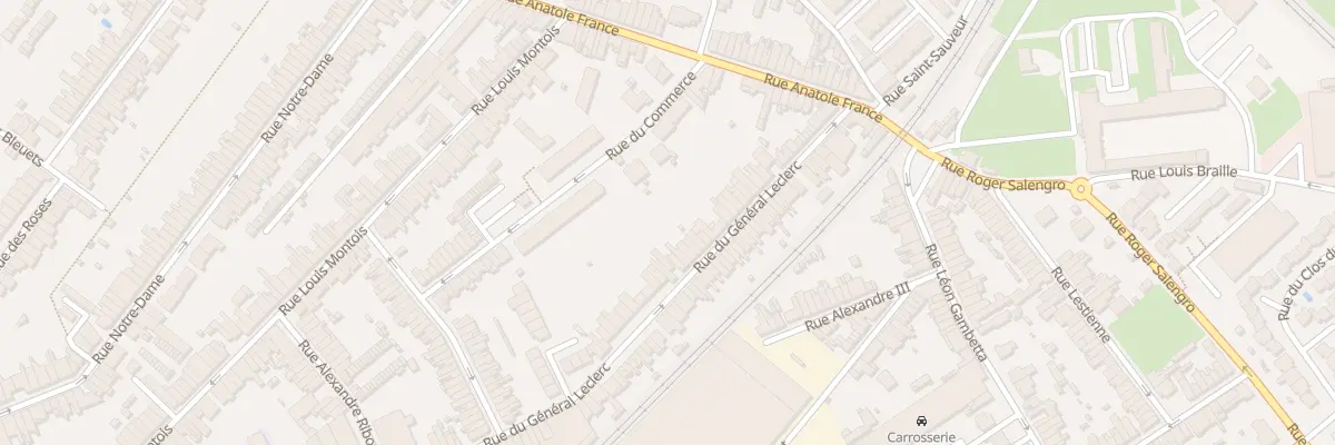 Plan du 163 Rue du Général Leclerc à Ronchin