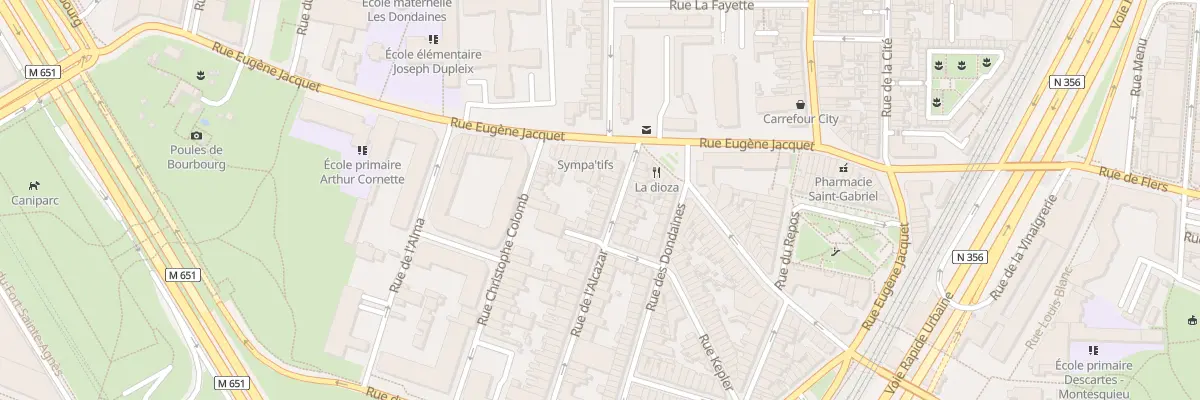 Plan du 10 Rue de l’Alcazar à Lille