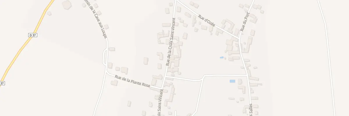 Plan du 9 Rue de la Croix St Vincent à Villeblevin