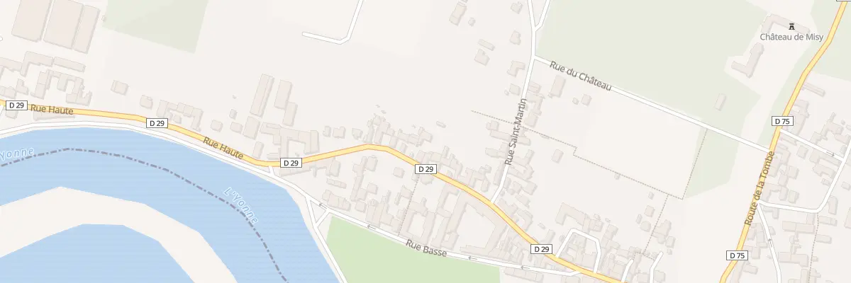Plan du 38 Rue Haute à Misy-sur-Yonne
