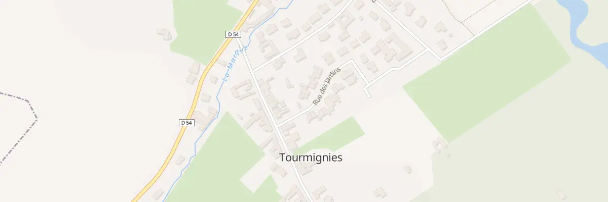 Plan du 1 Rue des Jardins à Tourmignies