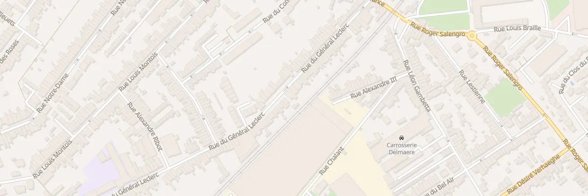 Plan du 156 Rue du Général Leclerc à Ronchin