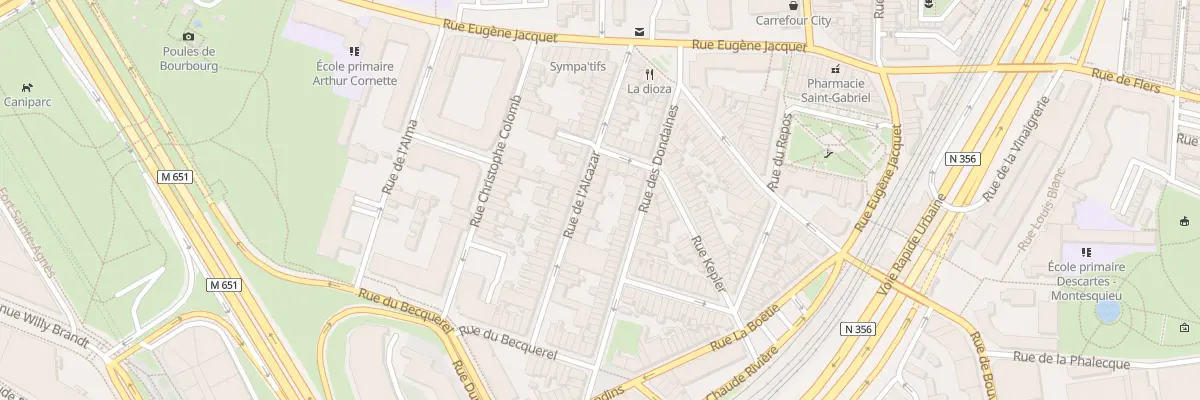 Plan du 27 Rue de l’Alcazar à Lille