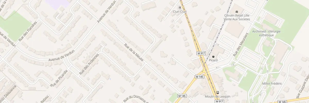 Plan du 43 Rue de l’Argonne à Faches-Thumesnil