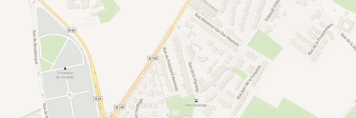 Plan du 25 Rue de la Vignette à Linselles