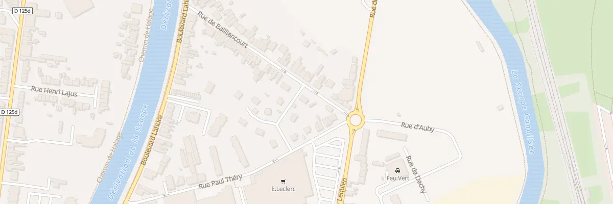 Plan du 65 Rue de Bailliencourt à Douai