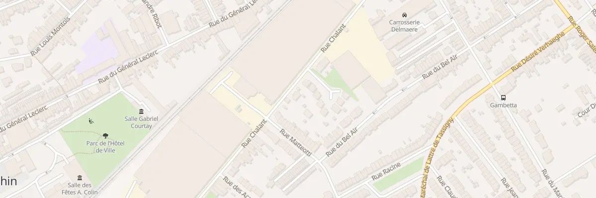 Plan du 180 Rue Chalant à Ronchin