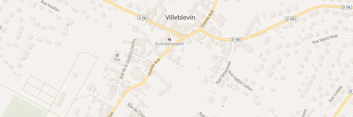 Plan du 25 Gr Grande Rue à Villeblevin