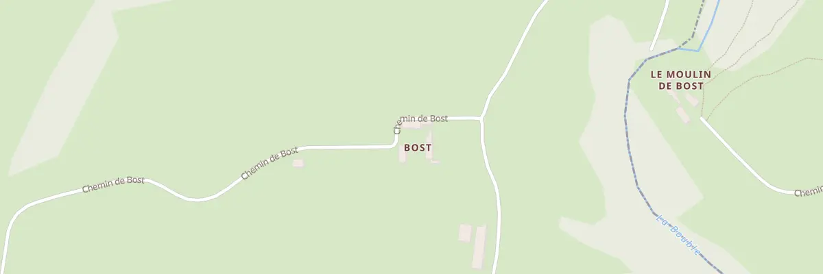 Plan du 10 Che de Bost à Bellenaves