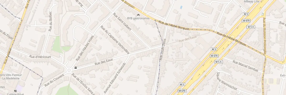 Plan du 69 Rue des Eaux à Marcq-en-Barœul