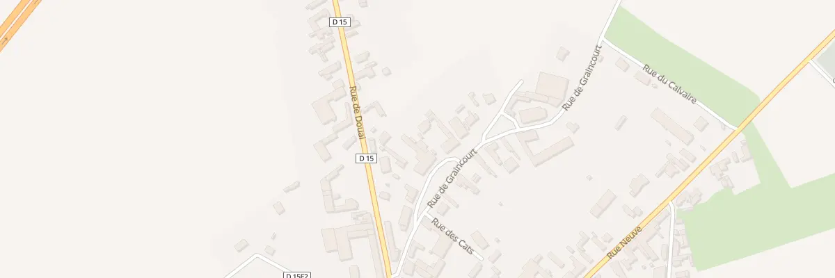 Plan du 7 Rue de Graincourt à Havrincourt