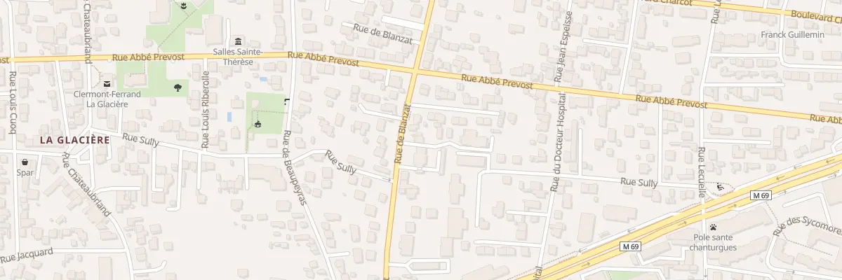 Plan du 148 Rue de Blanzat à Clermont-Ferrand