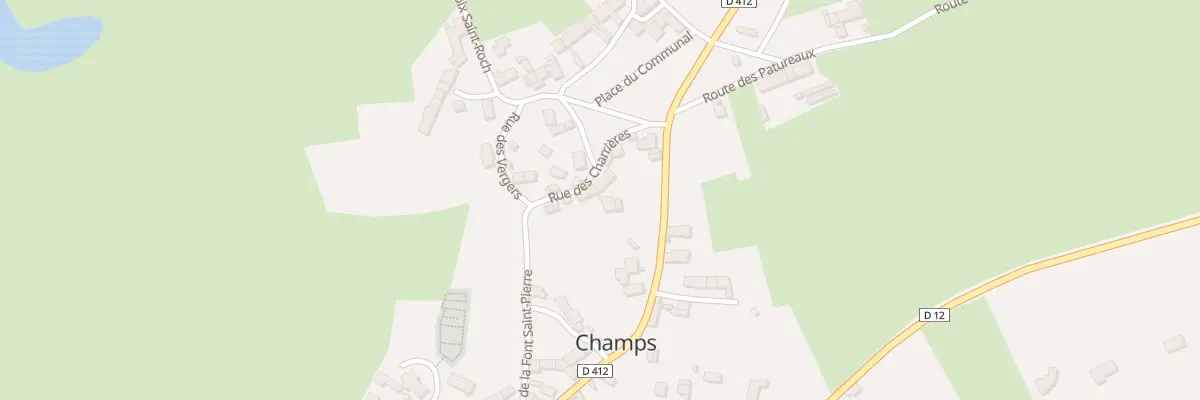 Plan du 7 Rue des Charrieres à Champs