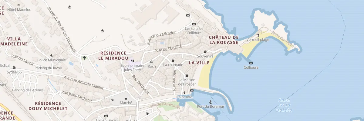Plan du 14 Rue Riere à Collioure
