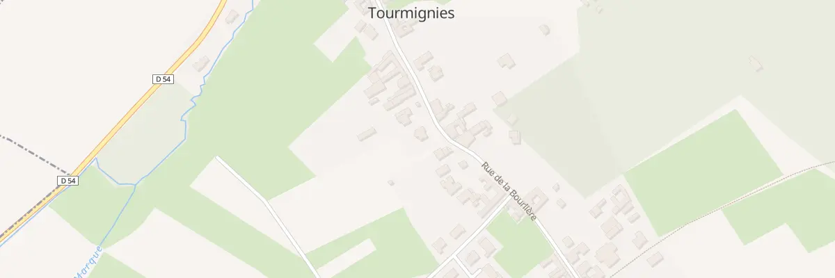 Plan du 38 Rue du Lt Aline Lerouge à Tourmignies