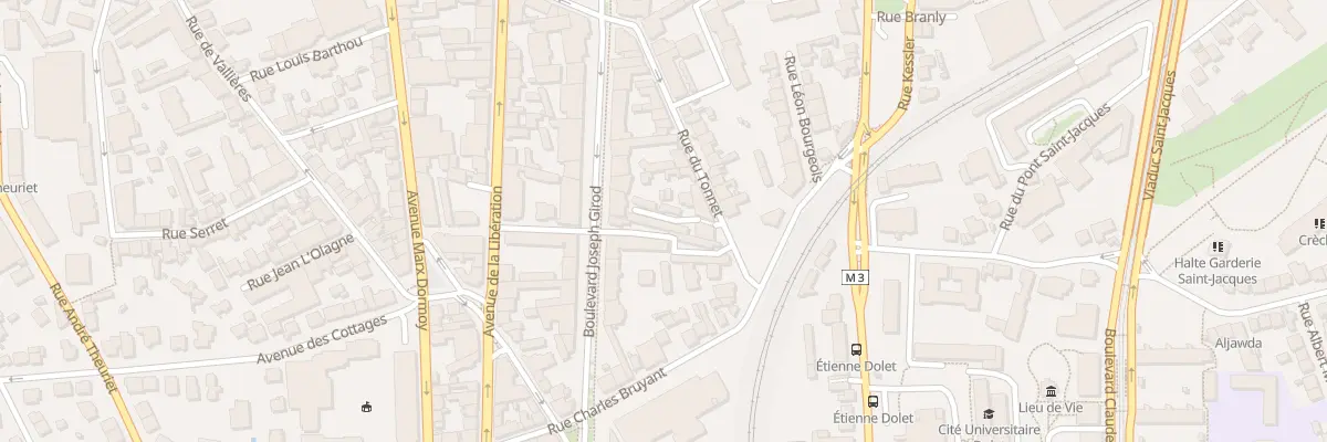 Plan du 42 Rue du Tonnet à Clermont-Ferrand