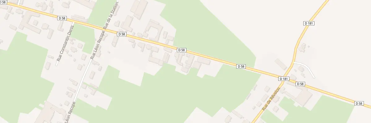 Plan du 33 Rue de la Chaussee Brunehaut à Heudicourt