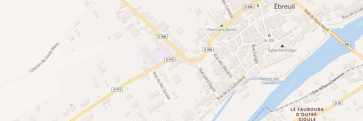 Plan du 47 Rue des Fossés à Ébreuil