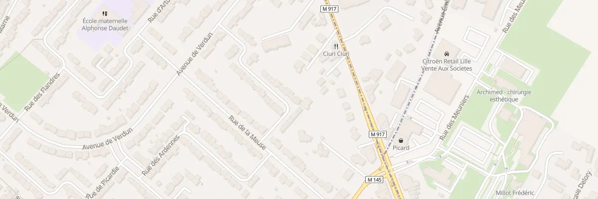 Plan du 27 Rue de l’Argonne à Faches-Thumesnil