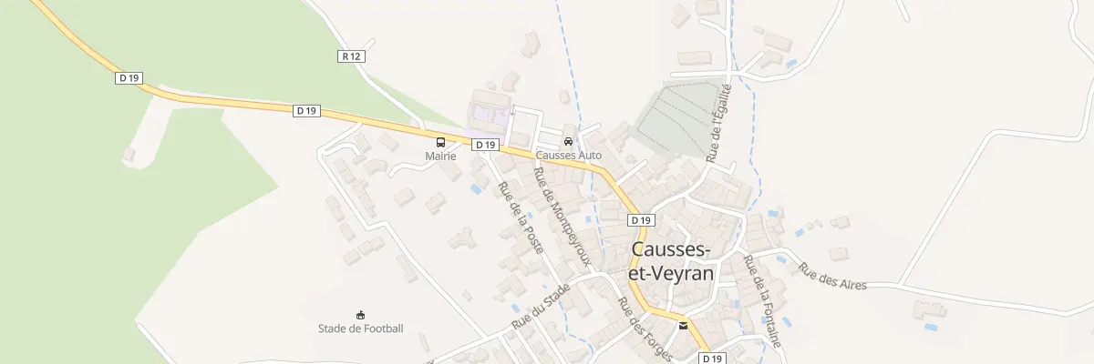 Plan du 2 Rue de Montpeyroux à Causses-et-Veyran