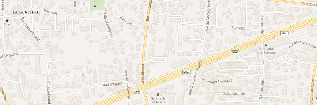 Plan du 130 Rue de Blanzat à Clermont-Ferrand
